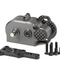 Tiny Gearbox With Adapter Plate For Straight Axle Builds, Ultra Light 44G Aluminum Case, Carbon Motor Plate, Titanium Output Shaft, Hardened Chromoly Gears