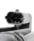 Close-up view of the plug on Top Shelf Rear Parking Brake Actuator Kit For Chevy GMC Buick Cadillac Straight Up Oem Grade Replacement Hardware Fits Part Number 13549062 Plug And Play.