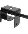 Badass Metal Trailer Gate Spring Lock For Carry On Utility Trailers Featuring Quick Snap Install and Hella Secure Grip Latch Mechanism designed for heavy workloads, black steel.