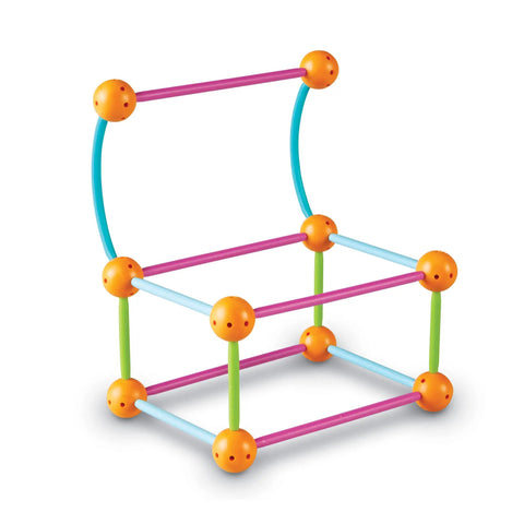 Totally Hands On Dive Into Shapes Sea Themed Geometry Set For Kids With Colorful Sticks And Curves To Build 2D And 3D Shapes Spark Creative Thinking And Boost STEM Skills, 3D plastic cube model
