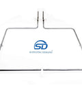 Model Specific Electric Range Bake Element Replacement 240V 3600W 16.5 Inch Long 3.11 Inch Inset Fits W10779716 W10289097 W10774342 AP5970727 4161369 PS11703285 Not Universal Fits Like A Glove In Your Oven, showing full view on white background.