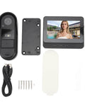 Video Doorbell System With 8 Inch Touch Screen Monitor, Clear Day And Night Vision, Remote Unlock, Two Way Audio, accessories shown