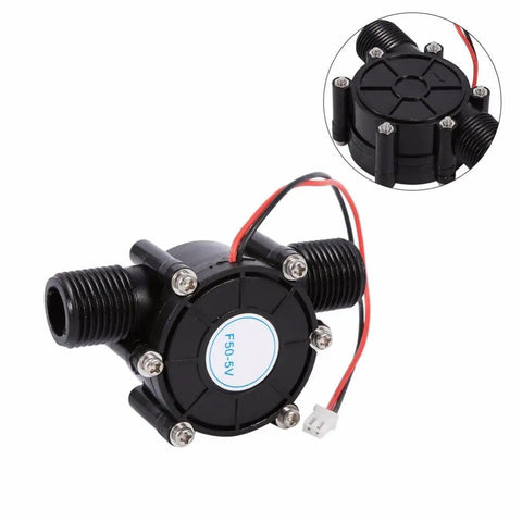Universal Water Turbine Generator For Micro Hydro Power, Portable hydroelectric energy generator with durable plastic build.