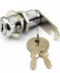 Cam Lock for Cabinets and Wardrobes, Heavy Duty Locker Style Locking Hardware for Cupboards, Dressers, Gym Lockers, Mailboxes, No Hassle Install, Built to Last, Furniture Boxes MMS243, 1 Piece with attached keys