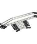 Ultra Light Carbon Fiber LCG Chassis Kit For 1/10 RC Crawler Rigs, High Performance Link Kit With 3mm Frame Rails And Delrin Skid Plate