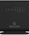 Front view of Ultra Fast 5G Indoor Router With WiFi 6 And Multi Port LAN for home or small office, LED indicators visible.