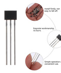 Slim Hall Effect Sensor for Brushless Motors, showing size and smooth finish, ideal for DIY and industrial projects.