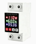 Badass Smart Circuit Breaker Adjustable Voltage Protector 110V 63A with LCD display for monitoring electrical flow.