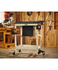 Dust Collection Box for Router Table with Fully Enclosed Metal Construction, Integrated Airflow Vents and 4 Inch Dust Port