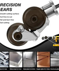 Heavy Duty Electric Drill Metal Plate Cutter Attachment For Precise Circular Holes In Sheet Steel And Aluminum Handy Portable Hole Slicer Tool with precision gears for smooth cutting.