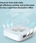 Top Pick Desk Mug Warmer And Coffee Cooler With Smart Dual Temp Control, compact white cooling device with controls.