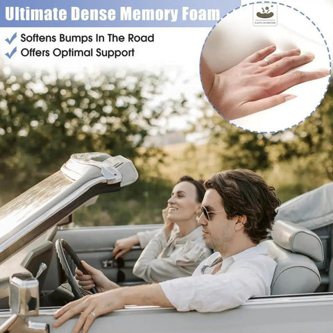 Super Comfortable Mini John Cooper Works Electric 2025 Memory Foam Car Seat Cushion for tailbone pain in a convertible use.