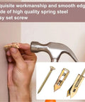 400 Pieces Drywall Anchors Kit For Sheetrock Gypsum Board And Hollow Walls No Drill Needed Easy Install For Wall Mounts Cabinets Shelves Brackets And Picture Hanging In Home DIY Projects, spring steel