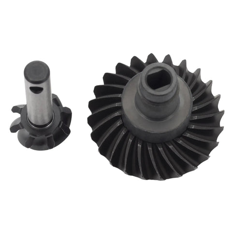 Beefed Up Overdrive Diff Gear Set 8T-24T for Axial SCX10 II III PRO AR44 AR45 Axles CNC machined steel components close-up