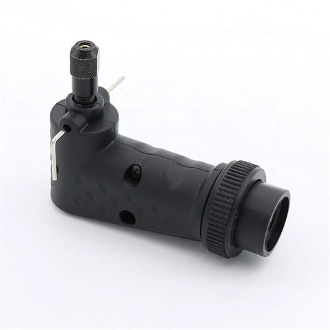 Real Deal Right Angle Adapter For Rotary Tools And Dremel Grinders with steel gear mechanism for precision sanding uses.
