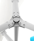 Close-up of the Three Blade 24V Vertical Axis Wind Turbine Kit With Controller Ultra Quiet Power Generator for Home Boats