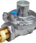 NG LPG convertible gas regulator with brass adapters for grills and stoves, ideal for efficient gas control and conversion.