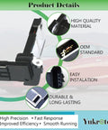 Mass Air Flow Sensor MAF for Honda Accord Civic Odyssey Pilot Acura MDX RDX RL TL Replace OE 37980 RNA A01, black OEM sensor