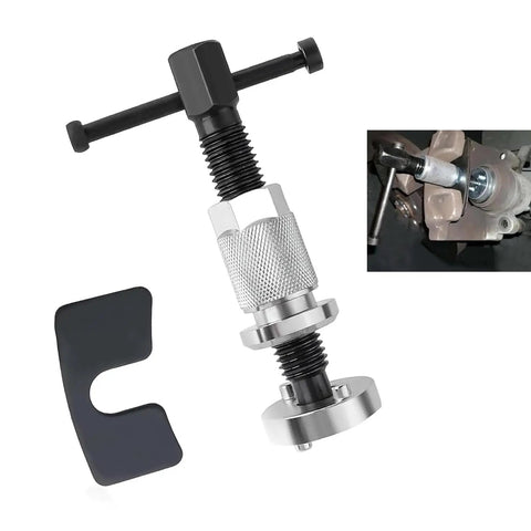 Brake Caliper Compression Tool Set For Car Disc Brakes, Chrome Plated Steel Piston Rewind Tool, Universal Rear Brake Pad Replacement Tool