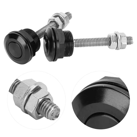 22mm Aluminum Quick Release Hood Pins Set, Heavy Duty Auto Fasteners, close-up push button lock latch for cars and trucks