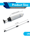 Power Steering Fluid Extractor And Refill Pump Kit, 200cc Manual Suction And Injection Tool With Hoses, product size view