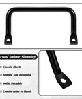 Matte Black Stainless Steel Cabinet Handles Set of 10 With 20 Screws Drawer Pulls for Kitchen Cabinets Bathroom Vanities Closets