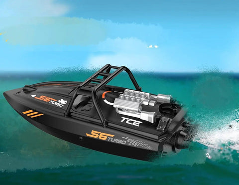 Off Road Remote Control Jet Boat With Dual Batteries And 4 Channel LED Lights Top Speed 15 To 20 Kilometers Per Hour Easy To Control