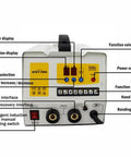 Front control panel of the 97ES Steel Dent Puller Machine With Data Recovery for Auto Body Repair, showing various function settings.