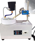 Professional Grade Lapidary Faceting Machine For Jade Crystal And Agate Stone Work Featuring Slick Adjustable RPM Copper Motor, steel construction.