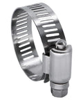 1.5 Inch Worm Gear Hose Clamp Set Full Stainless Steel 1/2 Inch Band Fits 27mm To 51mm Hoses SAE 24 Size Heavy Duty