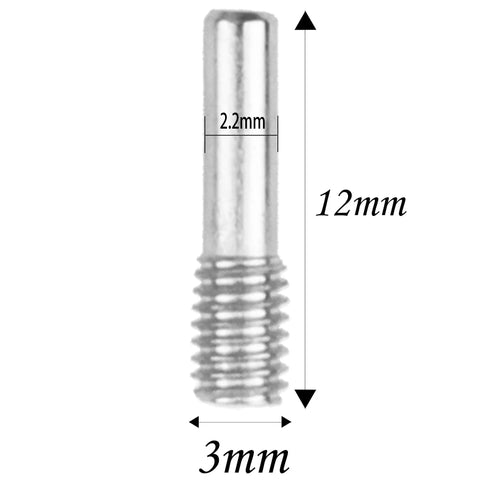 Beefy Hard Steel M3x12mm Driveshaft Pins For 1/10 RC Crawlers Rugged Universal Screw Pins Compatible With Axial SCX10 90046