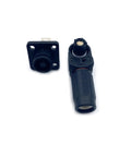Beefy 400A Battery Power Connector Rock Solid High Current Plug Socket IP67 Waterproof Right Angle Quick Disconnect Terminal For 150Mm2 Cables 1500V Rated Smooth Swap Gear Black, featuring angled connectors.