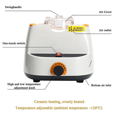 Precision One Touch Eyeglasses Frame Heater Adjustable Optical Warmer Fast Acetate Resin eyewear adjuster, front view with controls