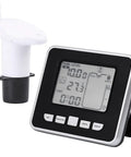 Ultrasonic Water Level Sensor Transmitter With LCD Temperature Display Real Time Liquid Level Monitor With Min/Max Recording High And Low Alarm
