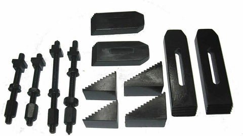 24 Pcs Clamp Kit Set M6 For Rotary Tables Milling Tables And Face Plates Universal Work Holding Set For Milling Machines components