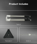 Extendable Aluminum Telescope Tripod For SV225T Alt Azimuth Mounts with fixed plate and screw accessories included