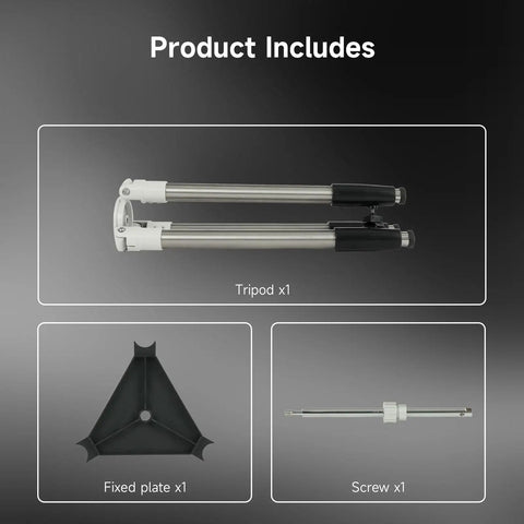 Extendable Aluminum Telescope Tripod For SV225T Alt Azimuth Mounts with fixed plate and screw accessories included