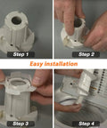 80040 Washer Agitator Dogs Kit 16 Pack Replacement For Whirlpool Kenmore KitchenAid Washers AP3119063 Built Tough ABS Plastic Compatible With 3366877 285612 285770 387091 Etw4300sq0, easy install steps