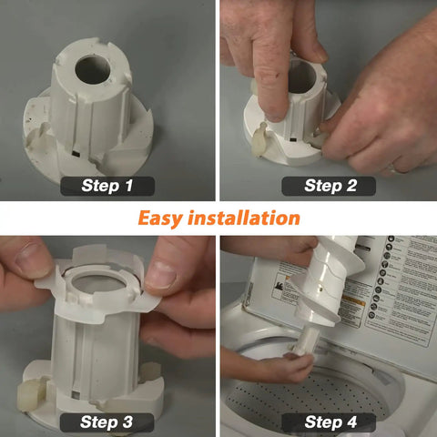 80040 Washer Agitator Dogs Kit 16 Pack Replacement For Whirlpool Kenmore KitchenAid Washers AP3119063 Built Tough ABS Plastic Compatible With 3366877 285612 285770 387091 Etw4300sq0, easy install steps