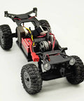 RC car chassis showcasing Nano Brushless Motor With 11T Steel Pinion For SCX30 And ASCENT-32 RC Cars Upgrades, high torque