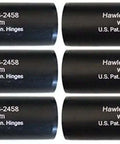 Six-pack of HA1 Hinge Repair Tool for 4.5 by 4.5 non-ball bearing door hinges made in USA with storage tube and easy instructions.
