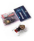 Jitterbug Deluxe Soldering Kit For Beginners With Tools Included featuring electronic bug project and battery pack