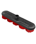 Medium Bristle Long Replacement Brush Head For 12V And 20V Power Scrubber Fits PB5100D, featuring red bristles for effective scrubbing.