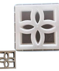 12x12x3 Inch Plastic Concrete Mold Square Window Shape For Wall Yard And Patio Garden Decor Durable Cement Casting Mold For DIY Projects Easy Release Long Lasting And Reusable