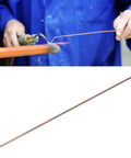 Top Grade 20 Piece Phosphor Copper Welding Rods For Brazing Copper Tubing in use for AC and fridge repair, 25cm length.