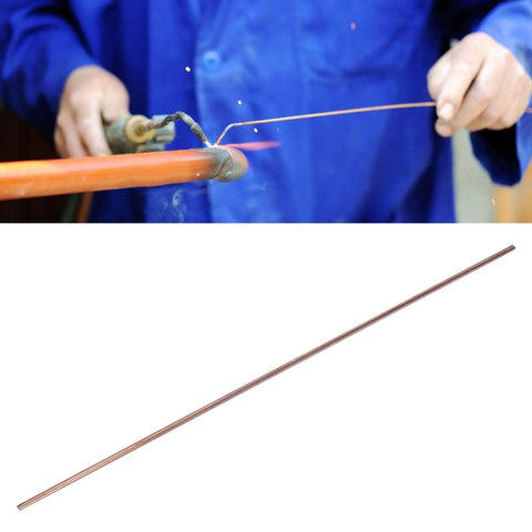 Top Grade 20 Piece Phosphor Copper Welding Rods For Brazing Copper Tubing in use for AC and fridge repair, 25cm length.