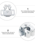 Cold rolled steel latch from 35Pcs Door Ball Catch Cabinet Hardware Kit with double rollers for closet doors.