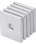 Stack of Galvanized Beefy Heavy Duty Square Washers 1/2 x 2 x 2 x 3/16 Inch Pack of 50 Durable Plate Fasteners for Mechanical Equipment