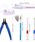 Pro Grade Modeler Tools Set 55 Pcs Deluxe Craft Kit with pliers, electric grinder, cutting heads, and screwdrivers for Gunpla building