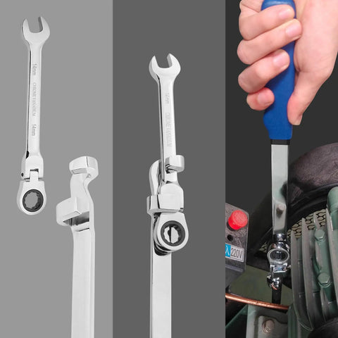 Heavy Duty Steel Wrench Extender Bar 15 Inches Long For Extra Leverage And Torque Adapter Extension Wrench in use.